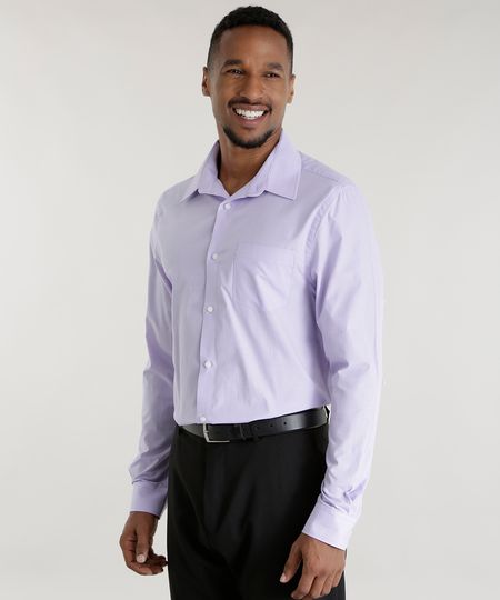 Camisa-Comfort-Listrada-Lilas-8456484-Lilas_1 Camisa-Comfort-Listrada-Lilas-8456484-Lilas_1