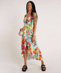 Vestido-Feminino-Midi-Mullet-Estampado-Floral-com-Babado-Alca-Fina-Decote-V-Azul-9681371-Azul_3