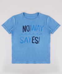 Camiseta-Infantil--No-way--Manga-Curta--Azul-9734841-Azul_1