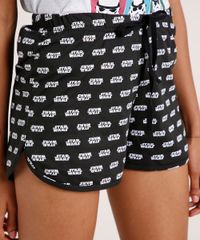 Pijama-Feminino-Stormtrooper-Star-Wars-Manga-Curta--Cinza-Mescla-Claro-9829396-Cinza_Mescla_Claro_4