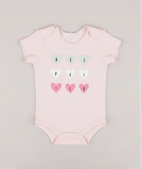 Body-Infantil--Mae-Pai---Eu--Manga-Curta-Rose-9697248-Rose_1