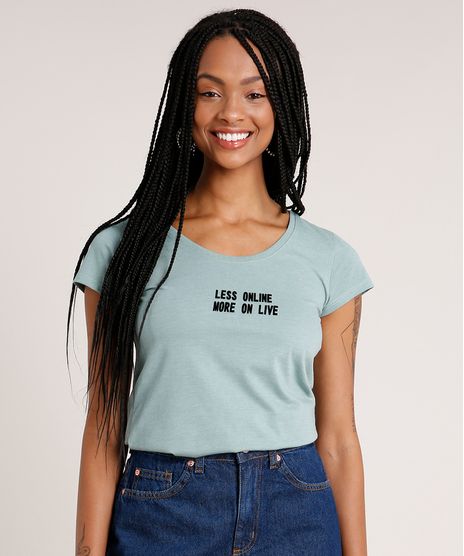 Blusa-Feminina--On-Live--Manga-Curta-Decote-Redondo-Verde-9832130-Verde_1