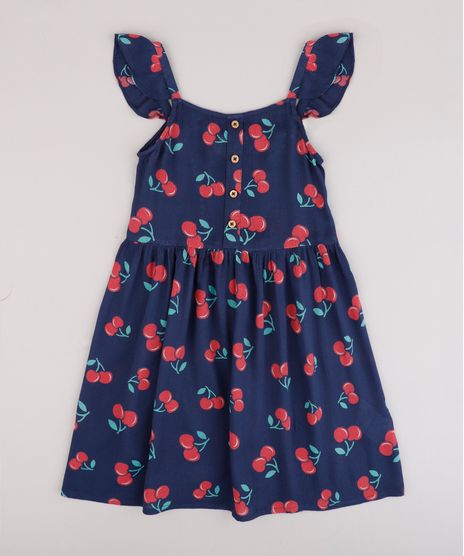Vestido-Infantil-Estampado-de-Cereja-com-Botoes-e-Babado-Alca-Fina--Azul-Marinho-9695673-Azul_Marinho_1