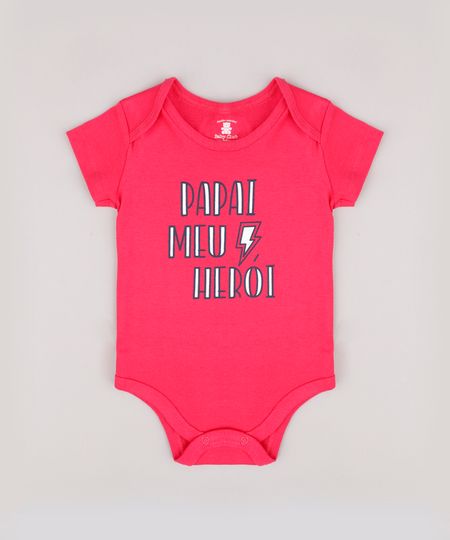 Body-Infantil--Papai-Meu-Heroi--Manga-Curta-Rosa-Escuro-9697238-Rosa_Escuro_1