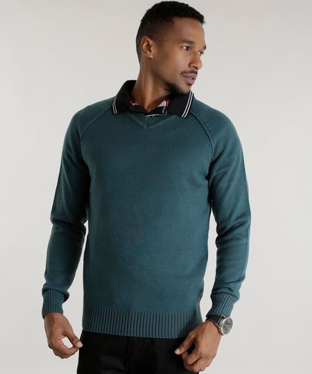 Sueter-em-Trico-Verde-Escuro-8468091-Verde_Escuro_1 Sueter-em-Trico-Verde-Escuro-8468091-Verde_Escuro_1