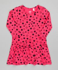 Vestido-Estampado-de-Estrelas-Pink-8616778-Pink_1
