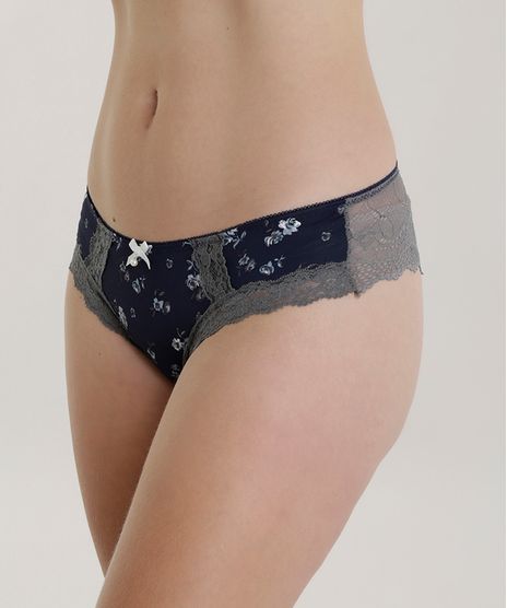 Calcinha-Calecon-Estampada-Foral-em-Renda-Azul-Marinho-8508374-Azul_Marinho_1