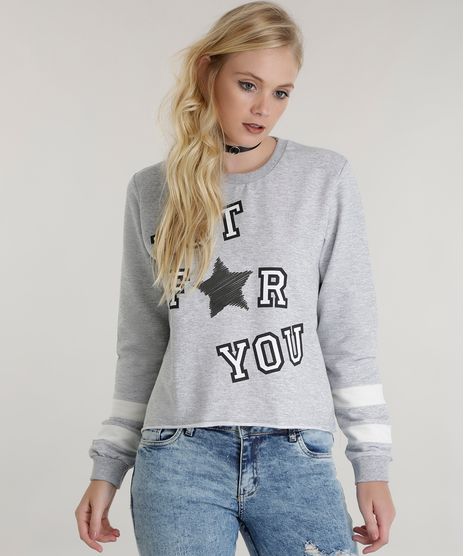 Blusao--Not-For-You--em-Moletom-Cinza-Mescla-8586883-Cinza_Mescla_1