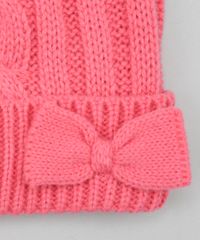 Gorro-em-Trico---Luvas-Rosa-8490862-Rosa_3