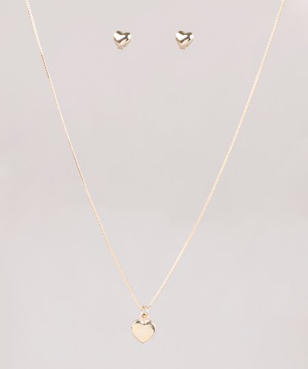 Kit-de-Brinco---Colar-Folheados-com-Pingente-de-Coracao-Dourado-9775030-Dourado_1 Kit-de-Brinco---Colar-Folheados-com-Pingente-de-Coracao-Dourado-9775030-Dourado_1