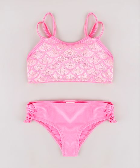 Biquini-Infantil-com-Estampa-de-Sereia-e-Brilho-Holografico-Protecao-UV50--Pink-9771574-Pink_1