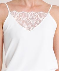 Regata-Slip-Top-Feminina-com-Renda-Alca-Fina-Decote-V-Branca-9760339-Branco_4