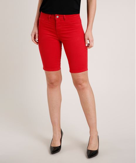 Bermuda-da-Sarja-Feminina-Ciclista-Vermelho-9816104-Vermelho_1