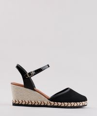 Espadrille-Feminina-Moleca-Anabela-Salto-Medio-em-Suede-com-Corda--Preta-9889994-Preto_1