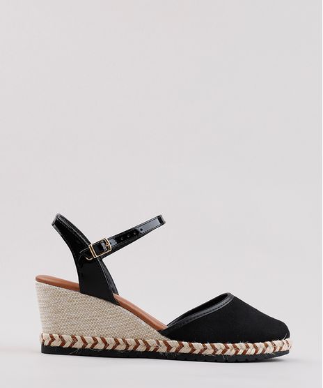 Espadrille-Feminina-Moleca-Anabela-Salto-Medio-em-Suede-com-Corda--Preta-9889994-Preto_1