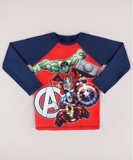 Blusa-de-Praia-Infantil-Os-Vingadores-Manga-Longa-Protecao-UV50--Azul-Marinho-9772751-Azul_Marinho_1