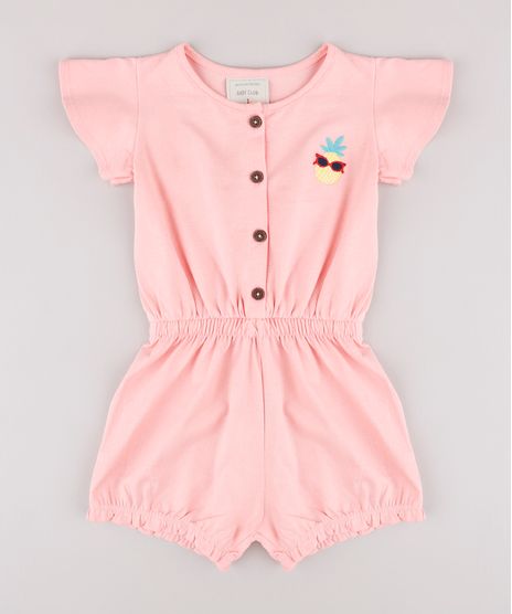 Macaquinho-Infantil-com-Bordado-de-Abacaxi-e-Botoes-Manga-Curta-Rosa-9744278-Rosa_1