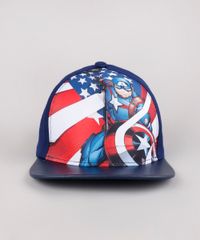 Bone-Infantil-Aba-Reta-Capitao-America-Azul-Marinho-9866261-Azul_Marinho_1