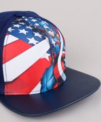 Bone-Infantil-Aba-Reta-Capitao-America-Azul-Marinho-9866261-Azul_Marinho_2