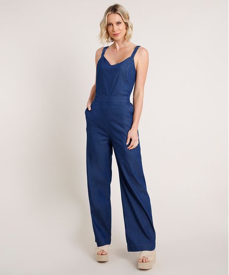 Macacao-Jeans-Feminino-com-Amarracao-Alca-Media-Azul-Escuro-9834575-Azul_Escuro_1