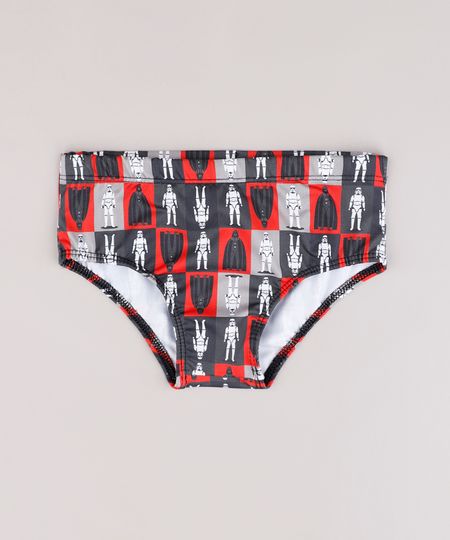 Sunga-Infantil-Slim-Star-Wars-Estampada-com-Protecao-UV50--Preta-9829444-Preto_1