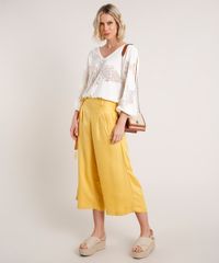 Calca-Feminina-Pantacourt-Clochard-Amarelo-9836759-Amarelo_3