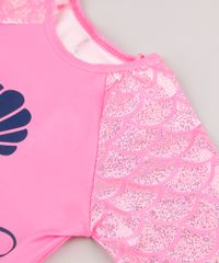 Blusa-de-Praia-Infantil--Mermaid--com-Brilho-Holografico-Manga-Longa-Protecao-UV50--Rosa-9771573-Rosa_5