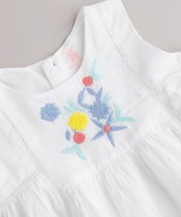 Vestido-Infantil-com-Bordado-Floral-Sem-Manga---Calcinha-Branco-9688978-Branco_6