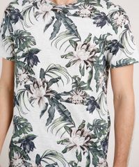 Camiseta-Masculina-Slim-Fit-Estampada-Floral-Manga-Curta-Gola-Careca-Cinza-Mescla-Claro-9259145-Cinza_Mescla_Claro_4