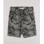 Bermuda-de-Sarja-Infantil-Estampada-Camuflada-com-Bolso-e-Cordao--Verde-Militar-9761832-Verde_Militar_1