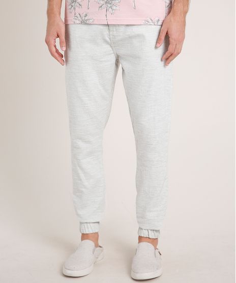 Calca-Masculina-Jogger-com-Bolsos-Bege-Claro-9815158-Bege_Claro_1