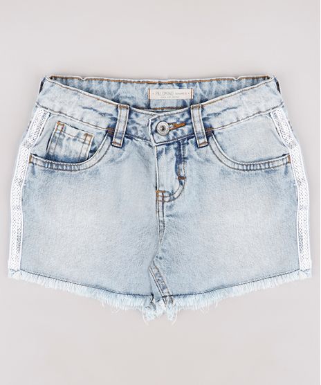 Short-de-Jeans-Infantil-com-Paete-Holografico-Barra-Desfiada-Azul-Claro-9755325-Azul_Claro_1