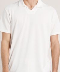 Polo-Masculina-Comfort-Fit-em-Piquet-com-Linho-Manga-Curta-Bege-Claro-9733750-Bege_Claro_4