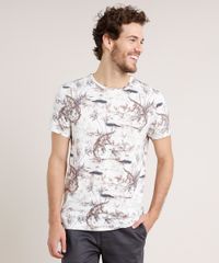 Camiseta-Masculina-Slim-Fit-Estampada-de-Tigre-Manga-Curta-Gola-Careca-Off-White-9724024-Off_White_1