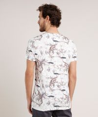 Camiseta-Masculina-Slim-Fit-Estampada-de-Tigre-Manga-Curta-Gola-Careca-Off-White-9724024-Off_White_2