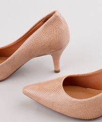Scarpin-Feminino-Vizzano-Bico-Fino-com-Textura-de-Cobra-Bege-Escuro-9757026-Bege_Escuro_5
