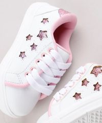 Tenis-Infantil-com-Recorte-de-Estrelas-e-Brilho-Branco-9835148-Branco_6