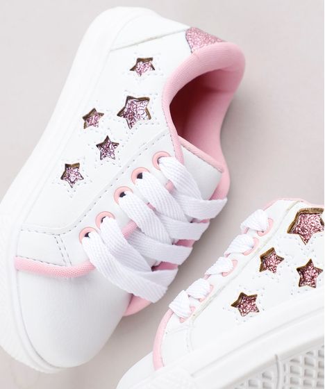 tenis infantil feminino brilhoso