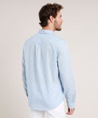 Camisa-Masculina-Tradicional-Estampada-Manga-Longa-Azul-Claro-9645920-Azul_Claro_2