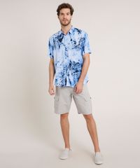 Camisa-Masculina-Relaxed-Estampada-de-Folhagem-Manga-Curta-Azul-Claro-9645933-Azul_Claro_3