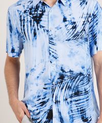 Camisa-Masculina-Relaxed-Estampada-de-Folhagem-Manga-Curta-Azul-Claro-9645933-Azul_Claro_4