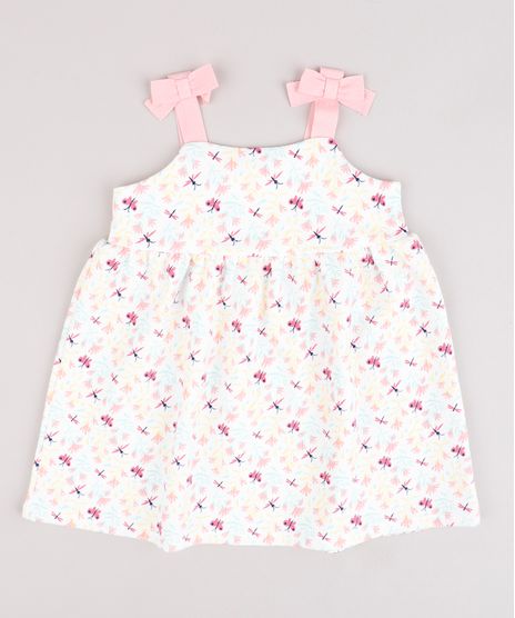 Vestido-Infantil-Estampado-de-Borboletas-com-Lacos-Alca-Media-Branco-9664219-Branco_1