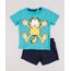 Conjunto-Infantil-Garfield-de-Camiseta-Manga-Curta-Verde-Agua---Short-em-Moletom--Preto-9843688-Preto_1