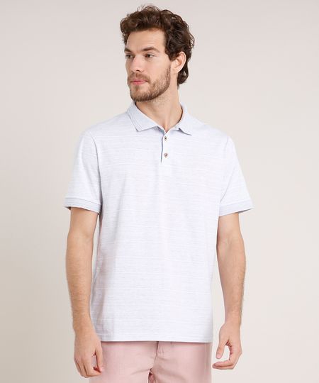 Polo-Masculina-Comfort-Fit-Manga-Curta-Cinza-Mescla-Claro-9739140-Cinza_Mescla_Claro_1