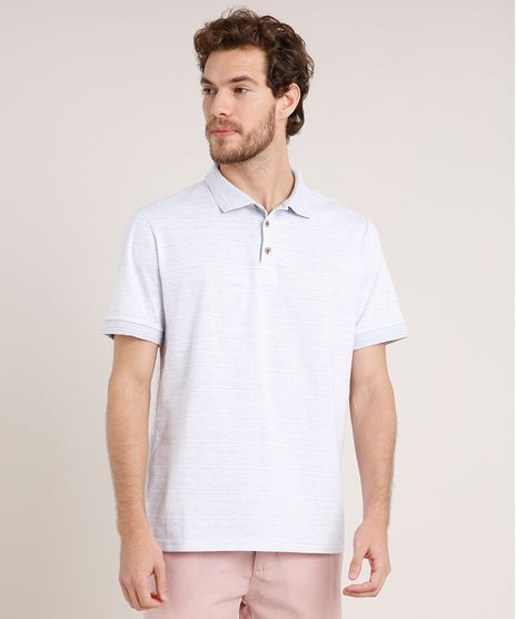 Polo-Masculina-Comfort-Fit-Manga-Curta-Cinza-Mescla-Claro-9739140-Cinza_Mescla_Claro_1