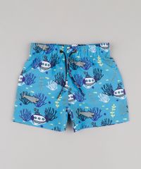 Bermuda-Surf-Infantil-Estampada-Fundo-do-Mar-com-Bolso-Azul-9667560-Azul_1