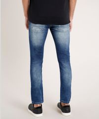 Calca-Jeans-Masculina-Skinny-Cropped-com-Puidos-Azul-Medio-9766997-Azul_Medio_4