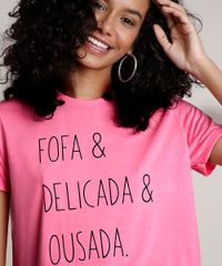 Blusa-Feminina-Cropped--Fofa---Delicada---Ousada--Manga-Curta-Decote-Redondo-Rosa-Neon-9793989-Rosa_Neon_4