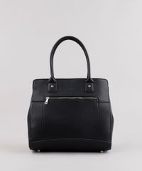 Bolsa-Feminina-Shoulder-Grande-Com-Bolso--Preta-8458371-Preto_1
