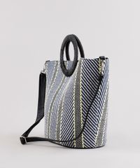 Bolsa-Feminina-Tote-Grande-com-Estampa-e-Textura-Preta-9602440-Preto_3